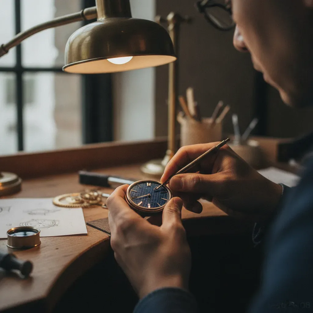 Customizing a bespoke watch dial