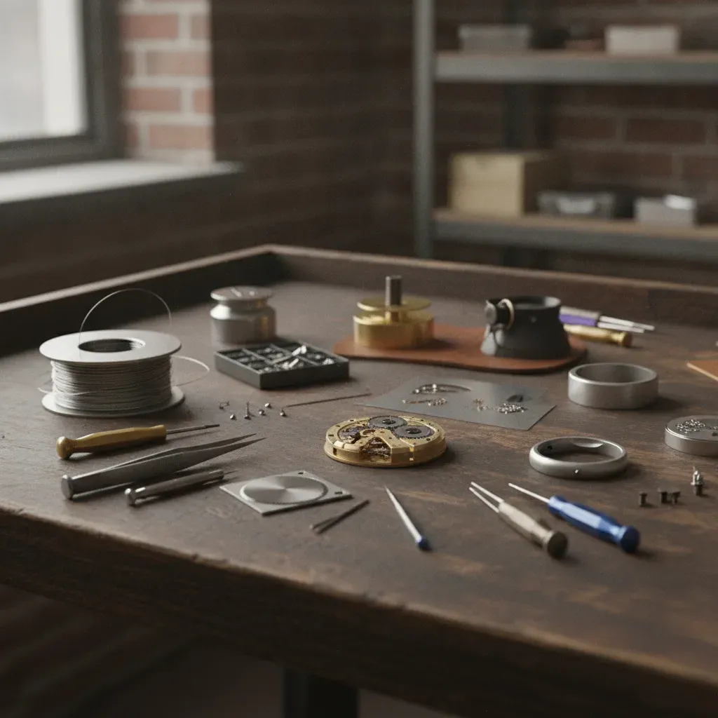 Watchmaking materials and tools