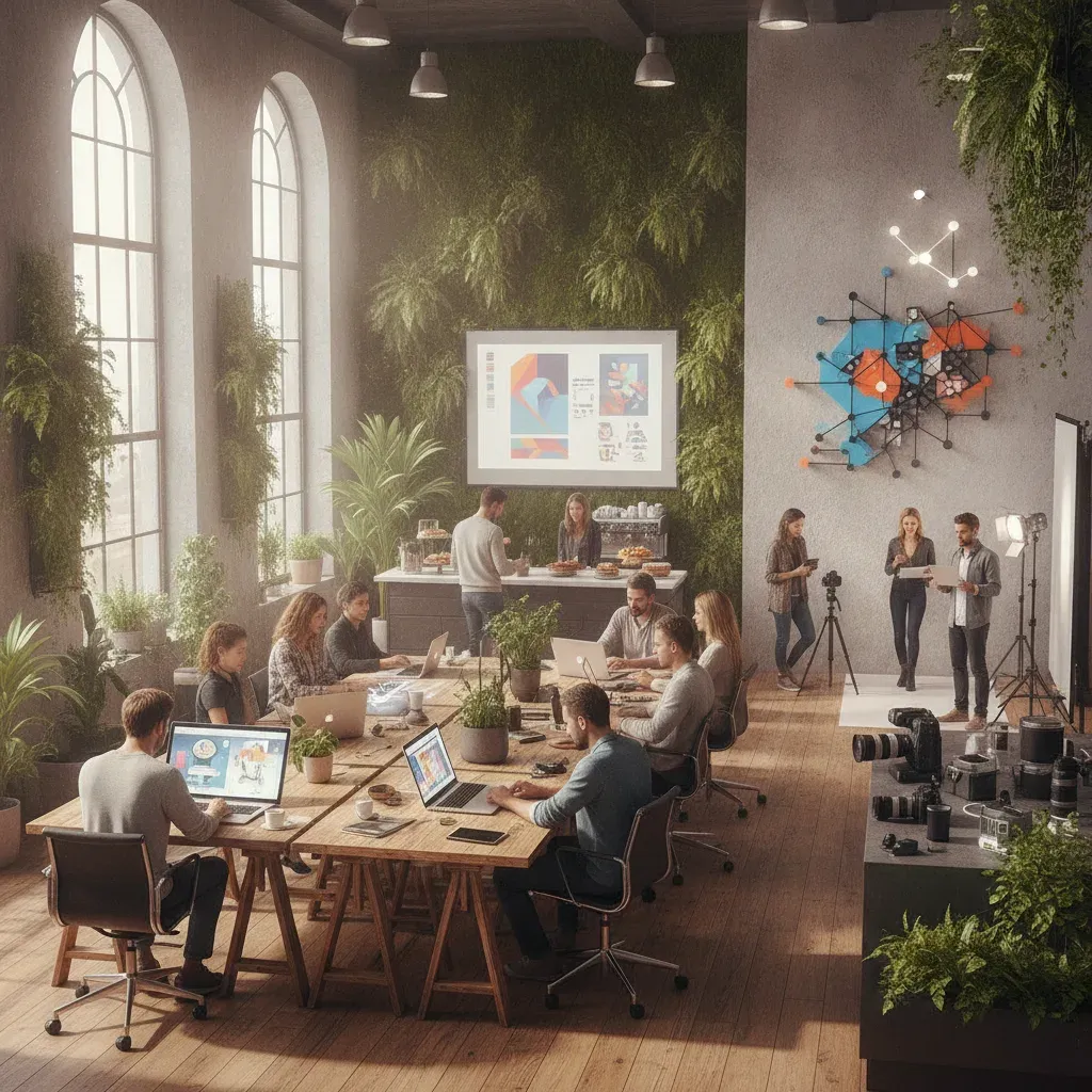 Creative agency illustration