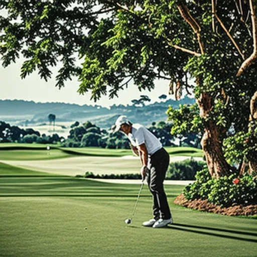 สนามกอล์ฟระดับแชมเปียนชิป Jeffy Golf Club แสงเช้าตรู่