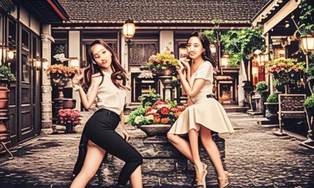 ผู้หญิงผมสีสดใสหลังใช้ครีมเปลี่ยนสีผม So Young
