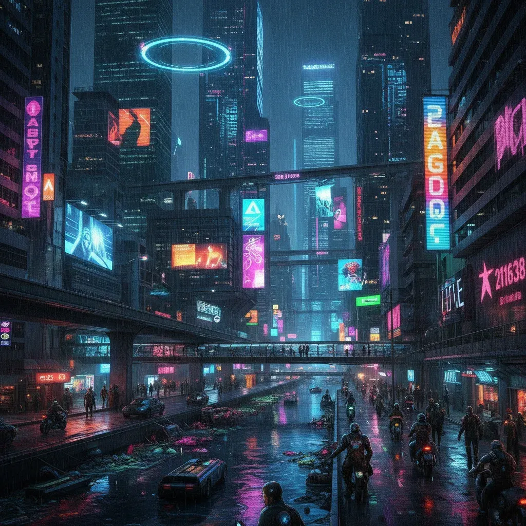 นครอนาคต Cyberpunk Bangkok