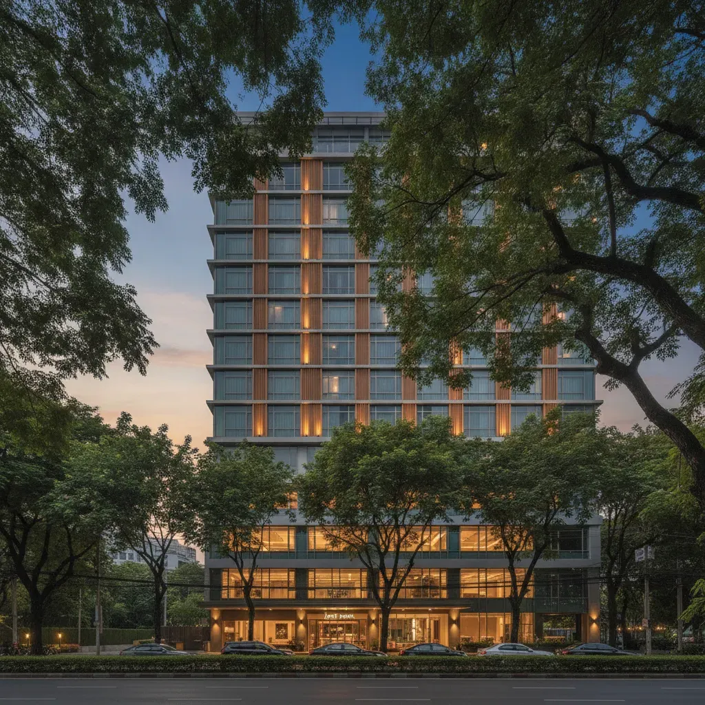 โรงแรมย่านลุมพินีใกล้สวน