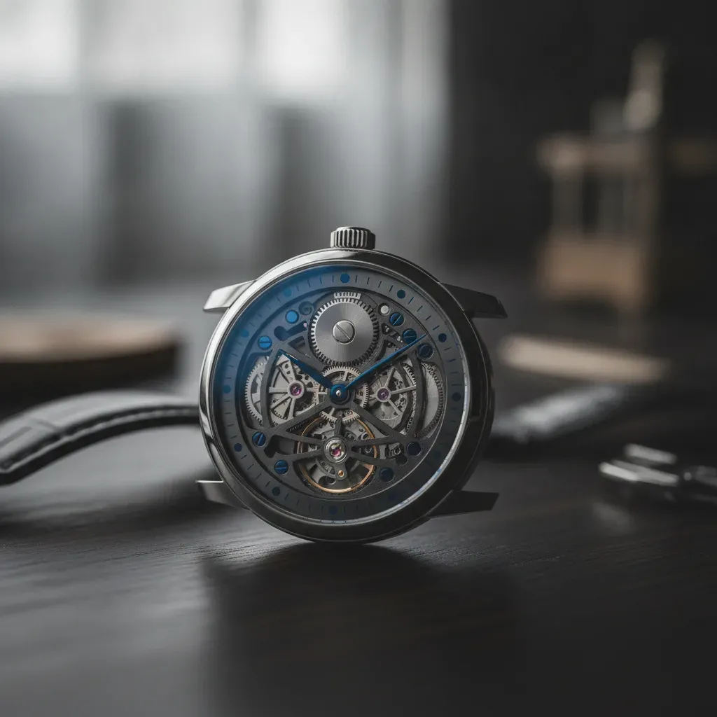 รัตติกาล 02 Skeleton movement watch