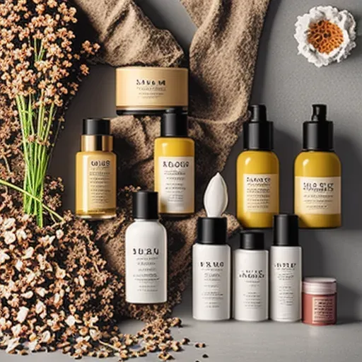 skincare beauty product display